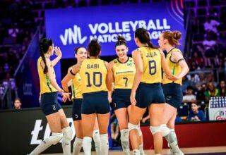 Brasil bate a Alemanha e avança à semifinal da Liga das Nações de Vôlei - 