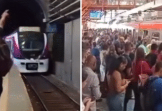 Falha técnica paralisa linha 1 do metrô de Salvador e causa caos nas estações - 