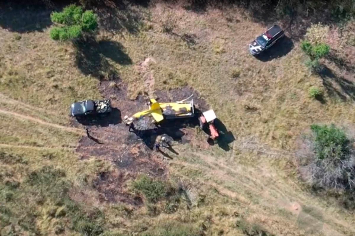 Polícia diz que avião com arquiteto chinês bateu em árvore antes de cair no Pantanal - 