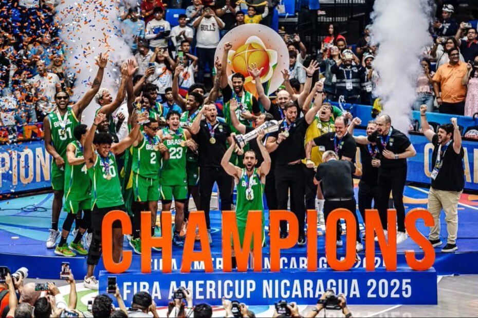 Brasil conquista AmeriCup de basquete masculino após superar Argentina - 