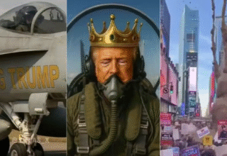 Trump reage a protestos com vídeo de IA e diz ‘não ser rei’ após multidões tomarem as ruas nos EUA e na Europa - 