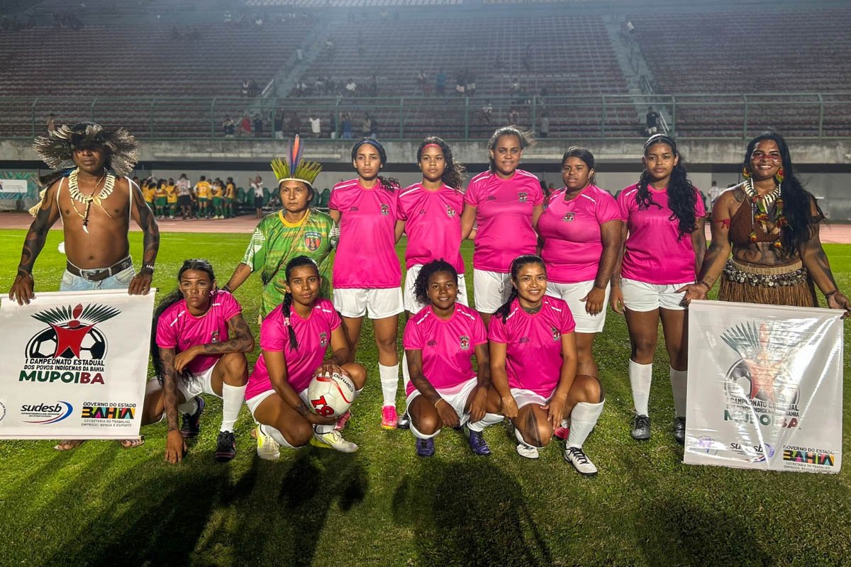 Estádio de Pituaçu recebe finais do 1º Campeonato dos Povos Indígenas da Bahia nesta quinta-feira - 