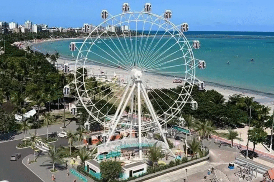 Roda-gigante em Maceió troca cabine 13 por ’12B’ e decisão gera repercussão política - 