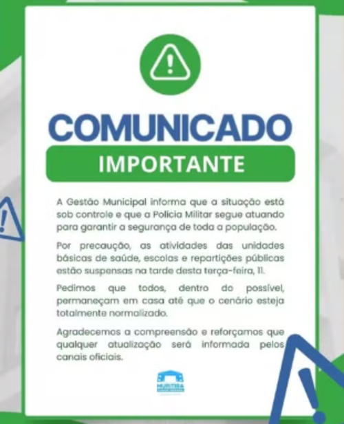 Muritiba, São Félix e Cachoeira a suspender temporariamente serviços públicos