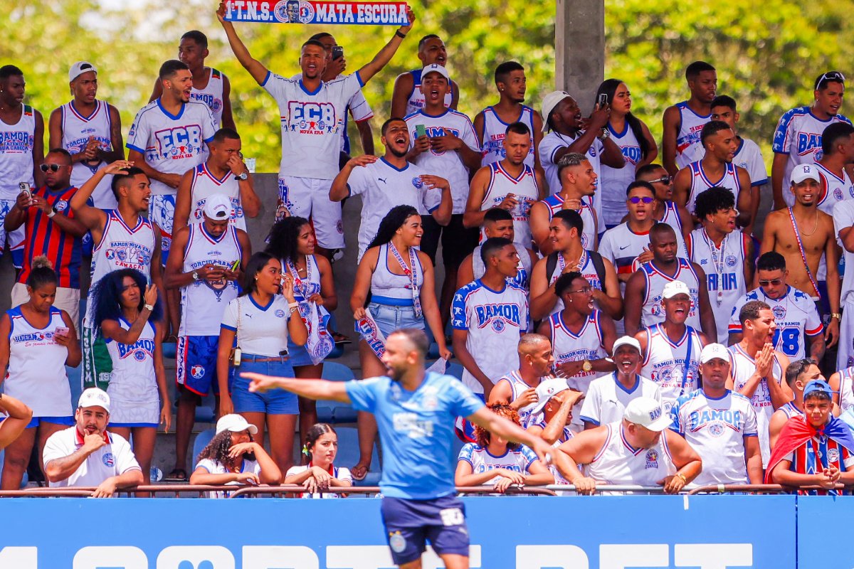 Bahia realiza jogo-treino com portões abertos e vence por 1 a 0 na preparação para enfrentar Fortaleza - 