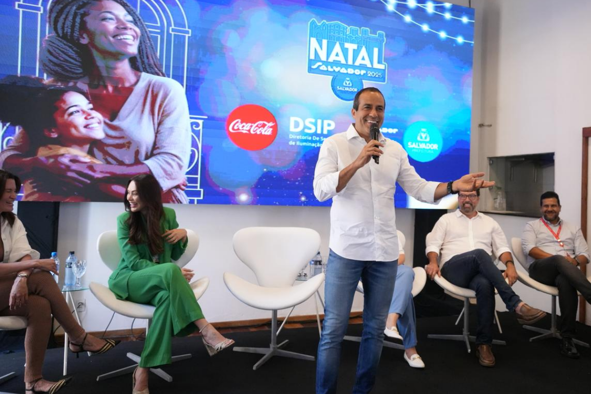 Salvador lança maior Natal da história com megacircuito iluminado, cortejo inédito e shows de Frei Gilson e Roberto Carlos - 