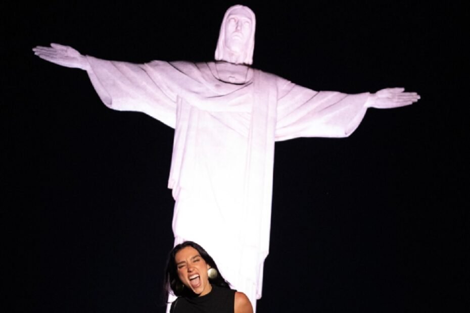 Dua Lipa se declara ao Rio e viraliza com maratona de passeios antes de show no Brasil - 