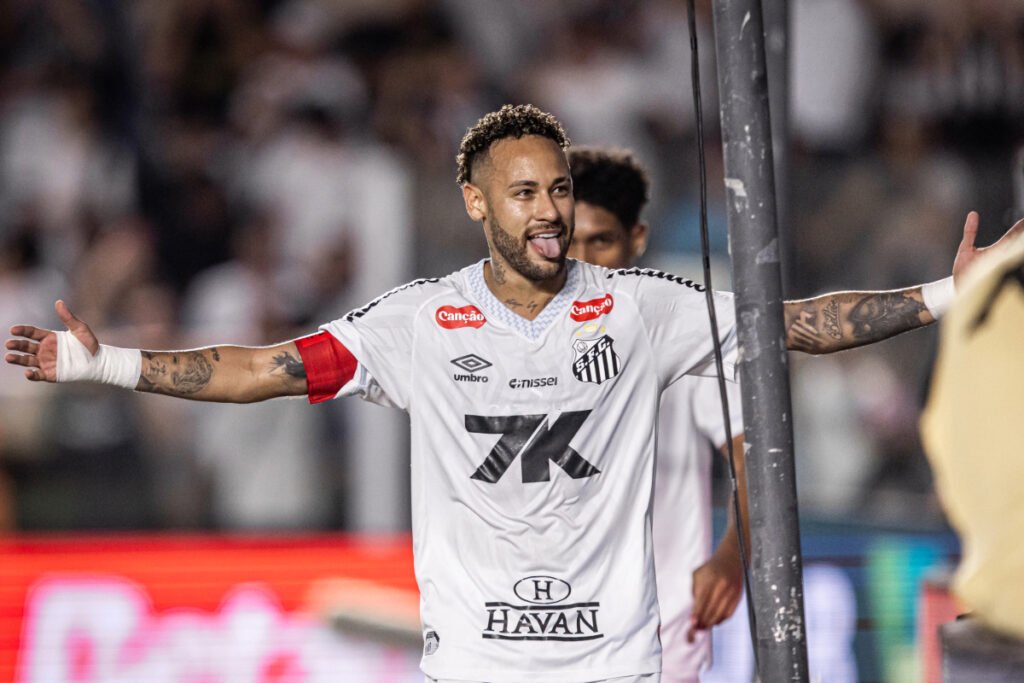 Neymar brilha, Santos goleia o Sport e deixa a zona de rebaixamento na reta final do Brasileirão