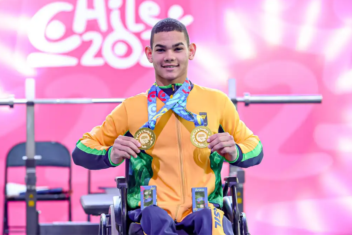 Brasil brilha no Parapan de Jovens e quebra recorde mundial em dia de 12 medalhas - 