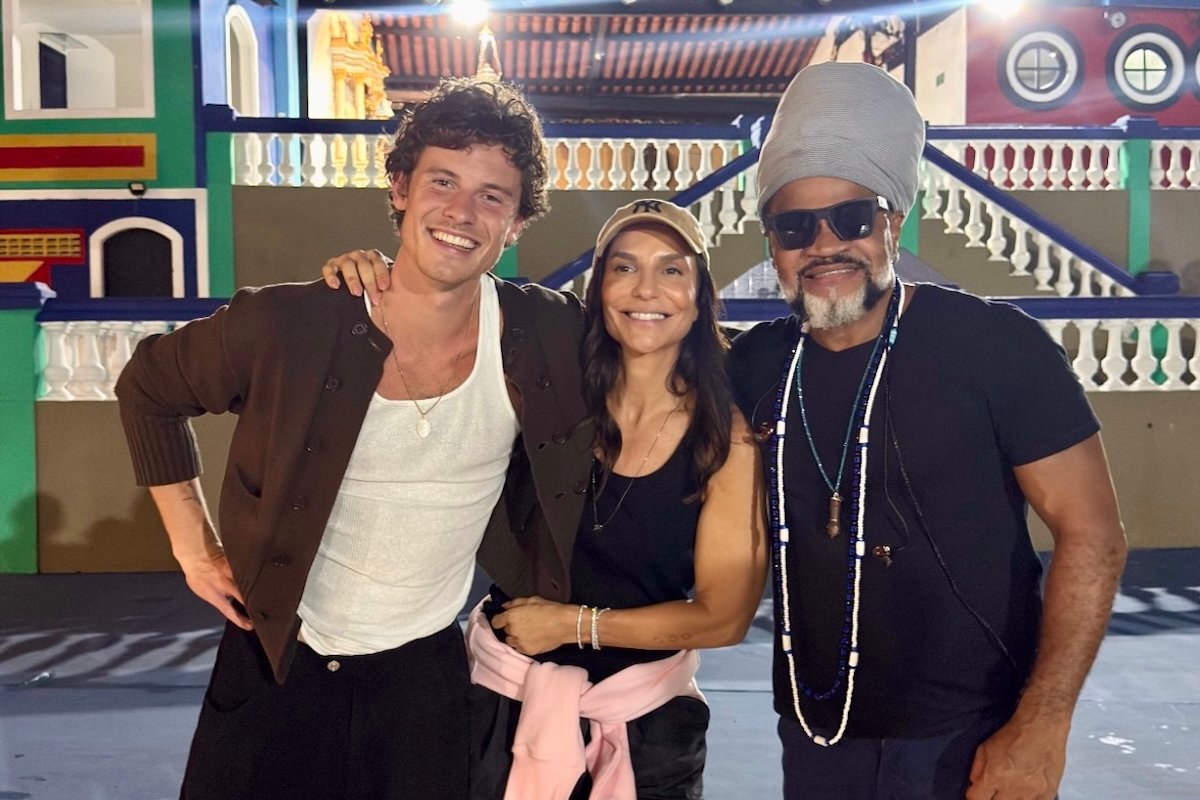 Shawn Mendes canta com Brown no Candeal e é chamado de ‘filho mais velho’ por Ivete - 