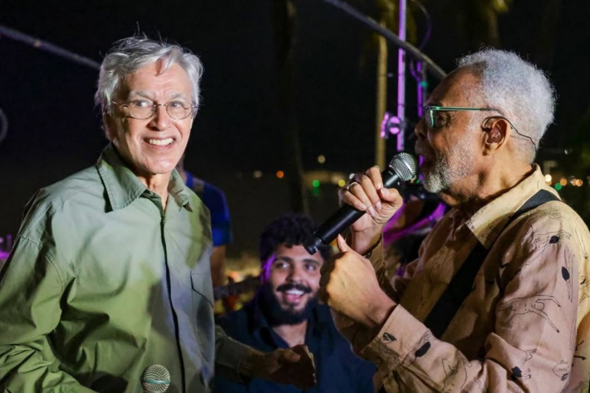 Caetano e Gil lideram protesto nacional contra anistia e mudanças penais no Rio - 