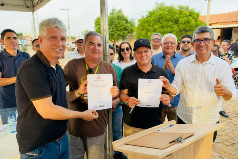 Campo Alegre de Lourdes recebe R$ 3 milhões em obras de infraestrutura através de parceria entre CBPM e Galvani - 