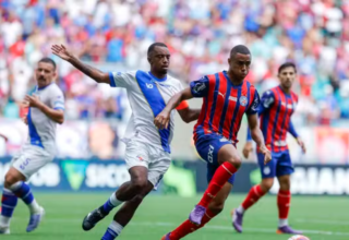 Bahia vence Galícia por 3 a 0, mantém 100% de aproveitamento e segue líder do Baianão 2026 - 