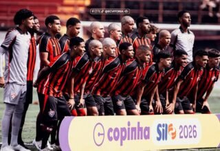 Com time reserva, Vitória perde para o Flamengo-SP e garante vaga no mata-mata da Copinha - 