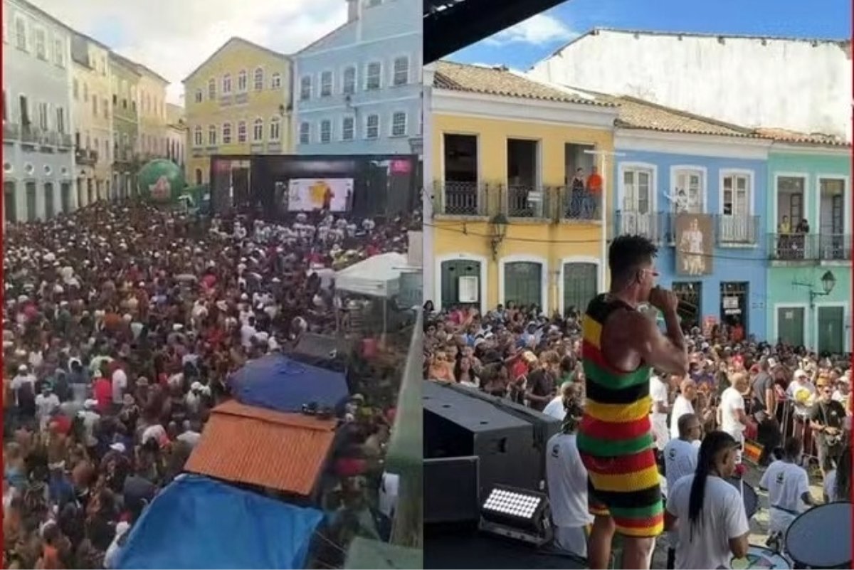 Pré-Carnaval leva multidões ao Pelourinho e ao Farol da Barra em Salvador - 