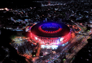 Arena Fonte Nova apresenta nova iluminação cênica e experiência tecnológica para jogo entre Bahia e Fluminense - 