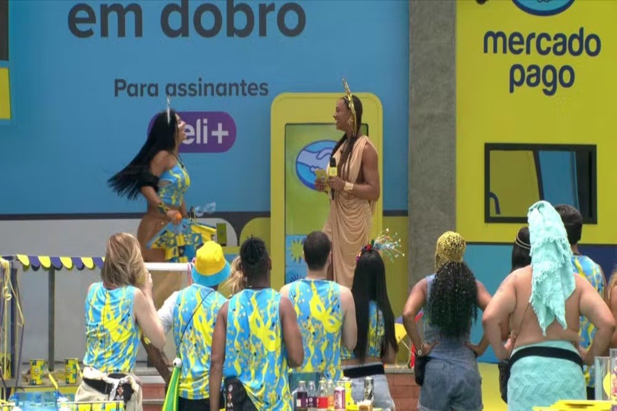 Ação de Carnaval com Aline Patriarca agita o BBB 26 em dia de definição do paredão - 