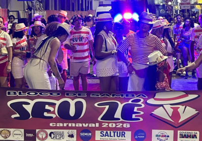 Bloco Samba de Seu Zé transforma o Pelourinho em palco de celebração e ancestralidade - 