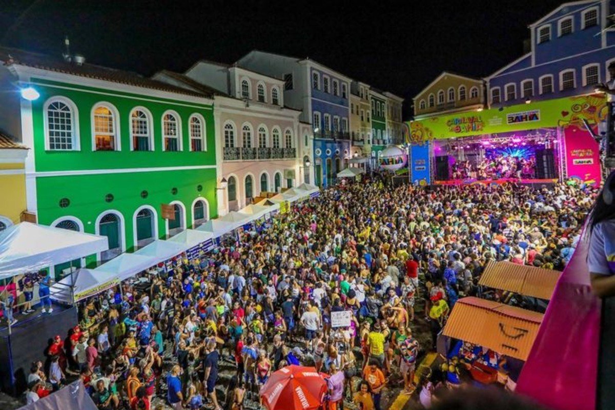 Carnaval no Largo do Pelourinho com cinco dias de shows gratuitos e mais de 20 atrações; veja programação completa - 