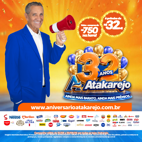 ATAKAREJO – Aniversário 32 Anos – 2º Banner 400×400